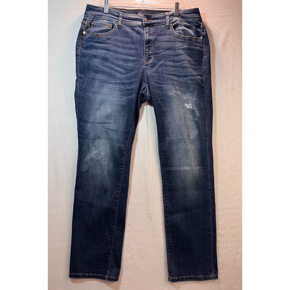 Judy Blue Women’s Boyfriend Jeans - Dark Blue Wash